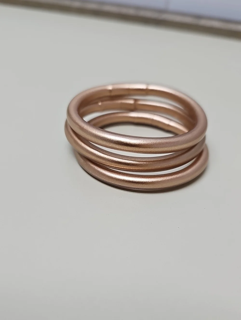All Weather Baby Rose Gold Bracelet. Measure 45mm / 2